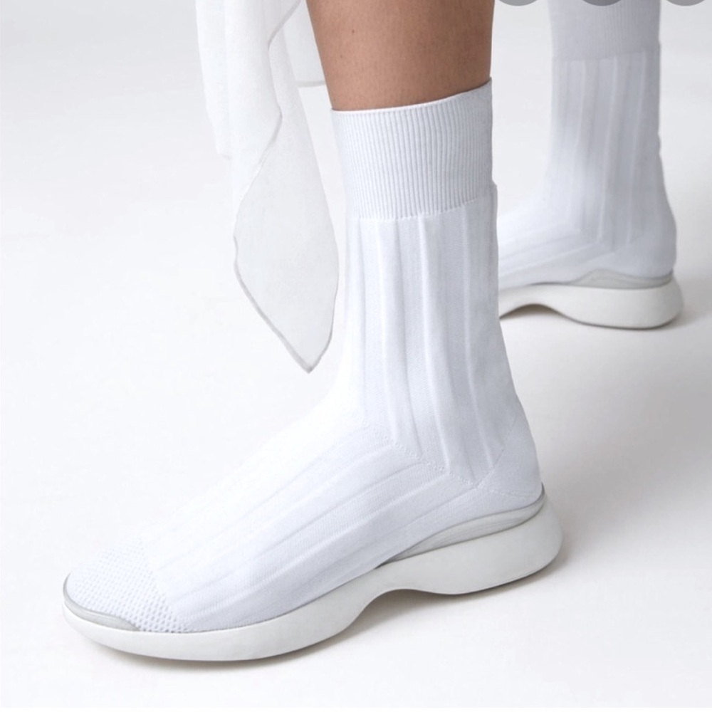 Acne Studios white sock sneakers. Sz 37